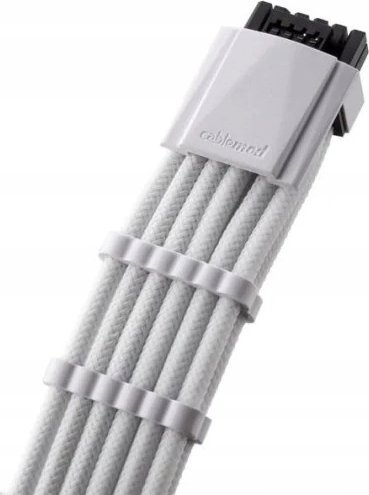 Kabllo zgjatuese PCIe CableMod Pro ModMesh 12VHPWR, 16-pin në 3x 8-pin, 45cm, e bardhë