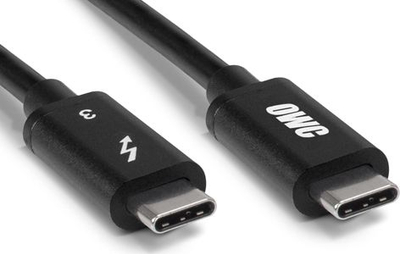 Kabllo OWC USB-C në USB-C, 1m, e zezë