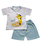Set veshje për djem MSHFBGJ, 80, bardhë/ gjelbër