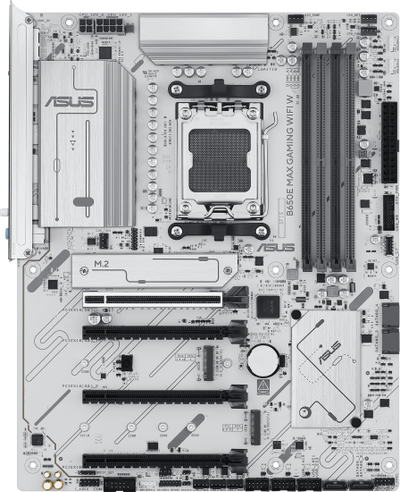 Мобо-плоча ASUS B650E Max Gaming WiFi, приклучок AM5, ATX, црна