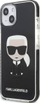 Mbulesë telefoni Karl Lagerfeld KLHCP13STPEIKK, për iPhone 13 mini 5.4", hardcase, e zezë