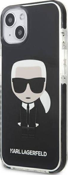 Mbulesë telefoni Karl Lagerfeld KLHCP13STPEIKK, për iPhone 13 mini 5.4", hardcase, e zezë