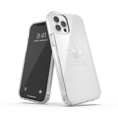 Këllëf telefoni adidas OR Protective për iPhone 12 12 Pro, transparent