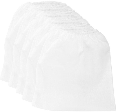 Qese thithëse pluhuri Momo Azzurro 6606 F18, set 5 copë, e bardhë