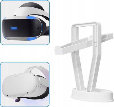 Стојалка за виртуелна реалност JYS JYS OC002, за Oculus Quest 2 и PlayStation VR2, пластична, црна