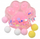 Lodër antistres Midex Cat Paw Squeeze Toy, squishy sensoriale, formë putre maceje, shumëngjyrëshe