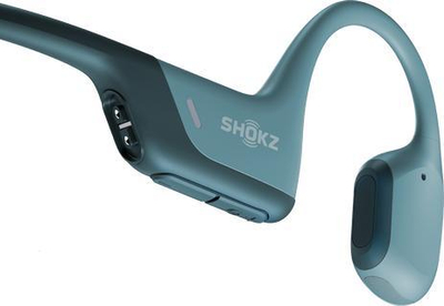 Kufje sportive Shokz OpenRun Pro, me bone conduction, 10 orë bateri, blu