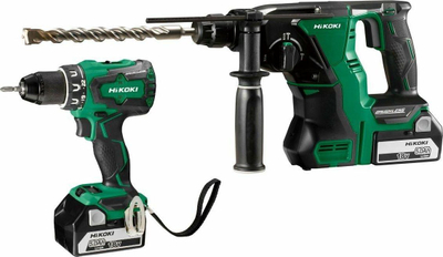 Set veglash pa kabllo HiKOKI KC18DRBL WDZ, 18V, 2x 5.0Ah, me kuti HSC