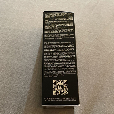 Fondatinë Dolce &amp; Gabbana Velvetskin Natural Matte 340 Desert, 16 orë qëndrueshmëri, SPF 30 PA+++, 30 ml