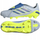 Këpucë futbolli Adidas Predator League, tokë e fortë, unisex, gri me blu dhe të verdha, nr 5.5