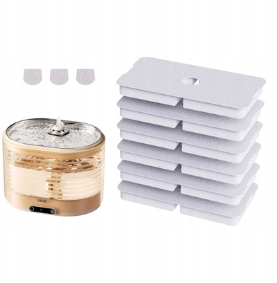 Set filtra zëvendësues ROLA EA0411, 6 filtra, 3 sfungjerë, i bardhë