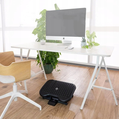 Mbajtëse ergonomike për këmbë BLOW 44-741, e rregullueshme, antirrëshqitëse, gri