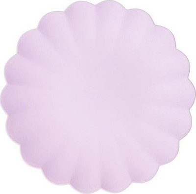 Пластична чинија Rubbermaid Frill, 22x22cm, за повеќекратна употреба, виолетова, сет 4 парчиња