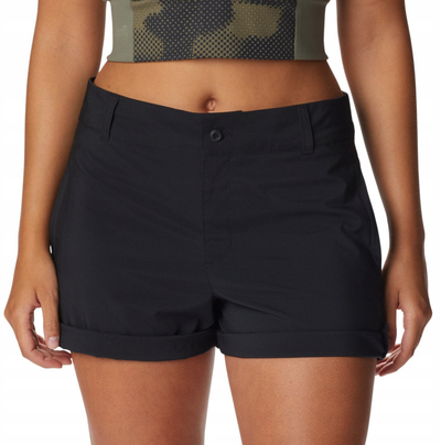 Shorce Columbia Silver Ridge Utility W, për trekking, poliestër, të zeza