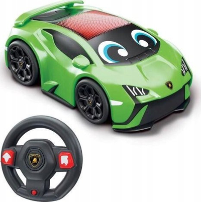 Makina me telekomandë Clementoni My First Lamborghini RC Car, me drita edhe tinguj, për kalamaj 24+ mujsh, shumëngjyrëshe