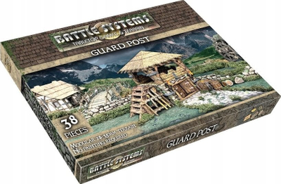 Set terreni Battle Systems Fantasy Terrain Guard Post, shkallë 28-35mm, për RPG dhe wargames, shumëngjyrësh