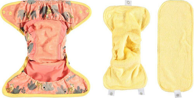 Pelena e ripërdorshme Close Pop-in AIO Cheetah, 4.5-16 kg, me kopsa, shumëngjyrëshe