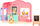 Сет за игра Bluey Ice Cream Shop, фигура Бинго 6 cm, додатоци, повеќебоен