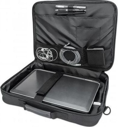 Çantë laptopi Cambridge Clamshell, 15.6", e zezë