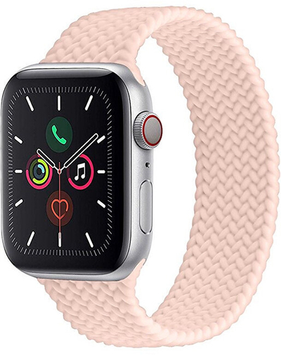 Rrip silikoni 4wrist për Apple Watch 42/44/45/49 mm, rozë