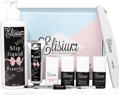 Set për manikyr Elisium Maxi FlexyGel, 8 copë