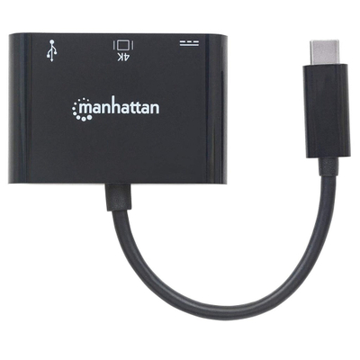 Dock USB Manhattan 152037, USB C, HDMI 4K, USB 3.0, i zi