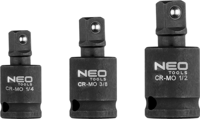 Set nyjesh universale goditëse Neo, 3 copë, 1/4", 3/8", 1/2"