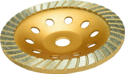Disk gërryes diamanti Jobi Extra TURBO, 125mm, fijë M14, i artë