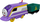 Tren lodër motorik Fisher Price Thomas & Friends Kana, me bateri, me vagon ngarkese, vjollcë
