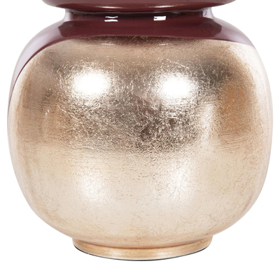 Vazo tavoline Lingon Φ21x37,5Hcm (HM4233.06), kuqe/ ari