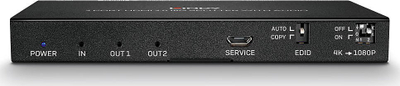 Splitter video HDMI Lindy 38230, 1 me 2 porta HDMI, 4K, i zi