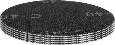 Rrjetë abrasive për gips GRAPHITE, 180 mm, K40, 5 copë