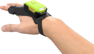 Sкенер за баркод Zebra RS2100 Wearable, 2D, ласерски, зелен