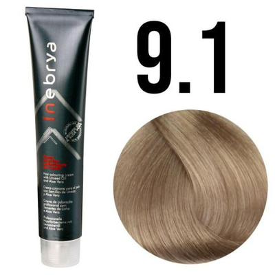 Ngjyrë për flokë Inebrya 9/1, bionde/ hirtë, 100 ml