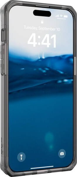 Mbulesë telefoni UAG Plyo Ash, për iPhone 15 Pro Max 6.7", transparente, kundër zverdhjes