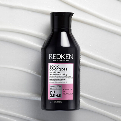 Set profesional për shkëlqim dhe mbrojtje të ngjyrës së flokëve Redken Acidic Color Gloss