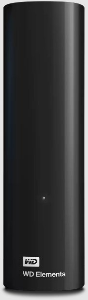 Disk i jashtëm HDD WD Elements Desktop, 20TB, i zi