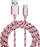 Кабел USB Garbot C-05-10193, USB A во USB C, 1 m, розова