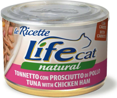 Konservë për mace Life Pet Care Life Cat, 150g, ton edhe proshutë pule