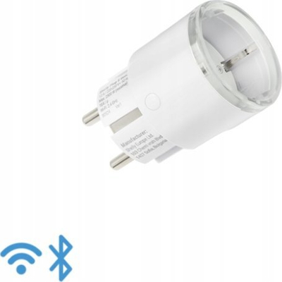 Prizë smart Shelly Plug S Gen3, mat rrymën, WiFi, e bardhë