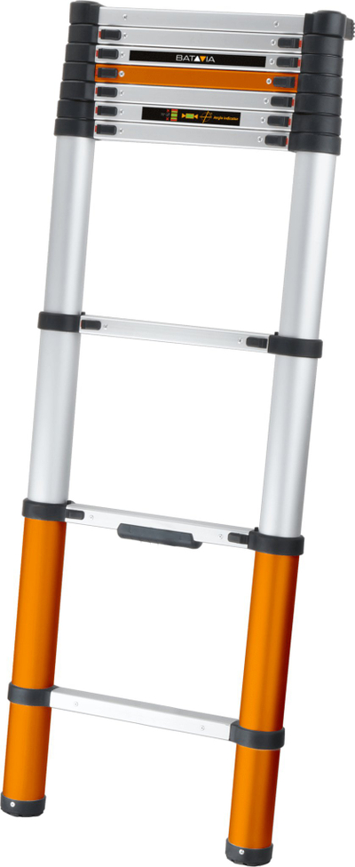 Shkallë teleskopike Batavia Giraffe Air, 2.93 m, alumin, portokalli