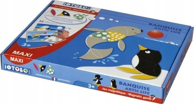 Loja magnetike Iotobo Ice Pack, set kreativ me figura, shumëngjyrëshe