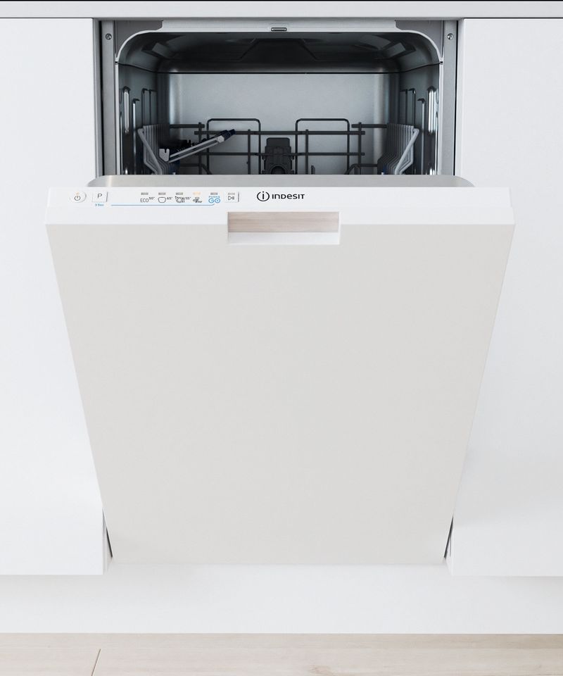 Enëlarëse Indesit IN2ID10CS80, e integrueshme, disa programe, inoks