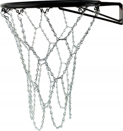 Rrjetë basketbolli Master Chain, zinxhir çeliku i galvanizum, diametër 45 cm, ngjyrë argjend
