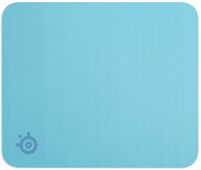 Mouse pad gaming SteelSeries QcK Large, 450 x 400 mm, me bazë që s’rrëshqet, blu Aqua