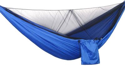 Hamak kampingu HAMMOCK 72201, me rrjetë kundër insekteve, i kaltër