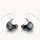 Слушалки во уво Queen of Audio Affinity, 10mm динамички, со кабел, сива Galaxy