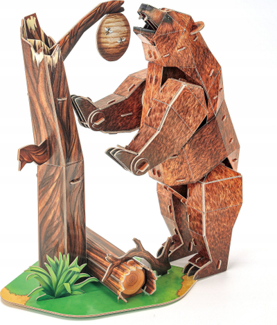 Puzzle 3D kartoni National Geographic Kids Arush Kafe, 88 copë, shumëngjyrëshe