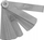 Matës boshllëku Forsage F-61802, 0.038-0.635mm, 26 fletë, argjendtë