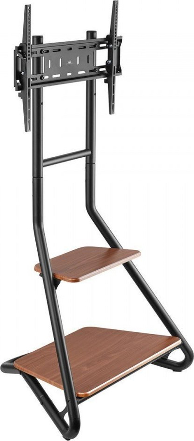 Mbajtëse TV për kënd Maclean MC-455, 37-75\", 40 kg, rafte druri